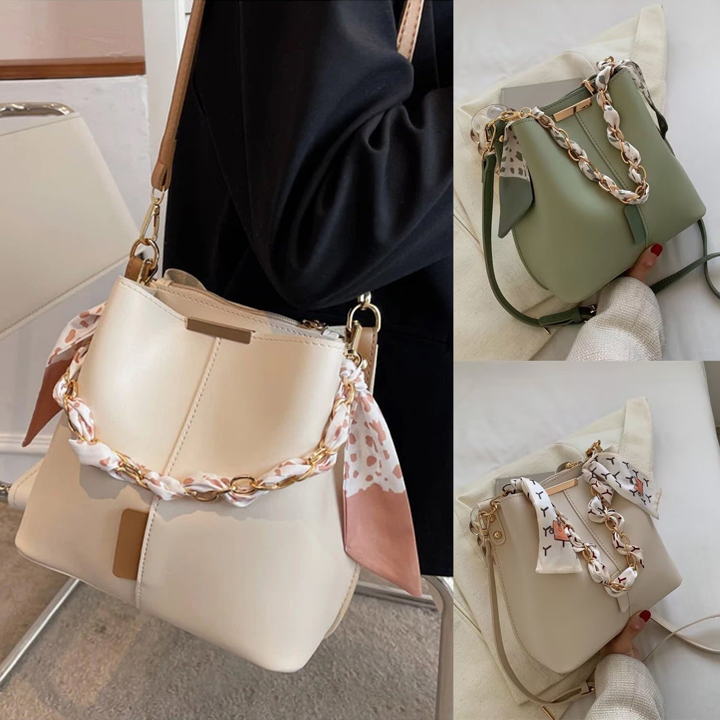 New Autumn And Winter Women's Crossbody Fashion Casual Underarm One Shoulder Versatile Bucket Bag